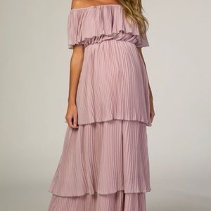 Maternity maxi dress